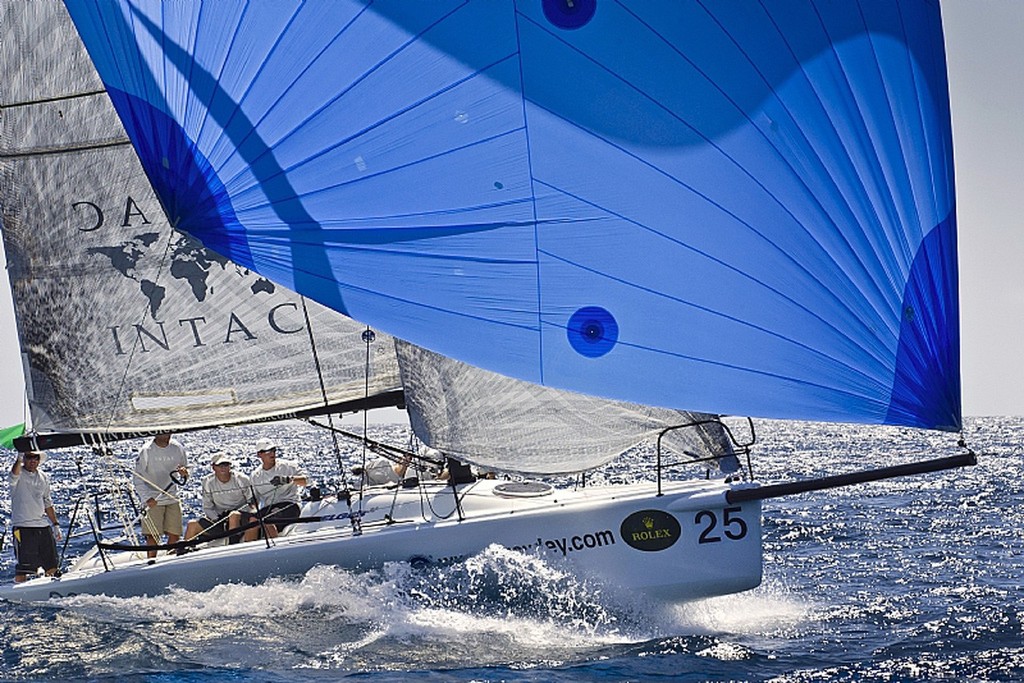 TEAM INTAC/CROWLEY, Sail No: IVB 007, Owner: Mark Plaxton, Home Port: Sea Cows Bay, Tortola, BVI, Design: Melges 32, Division: CSA Spinnaker 1  - International Rolex Regatta © St. Thomas Yacht Club/Ingrid Abery